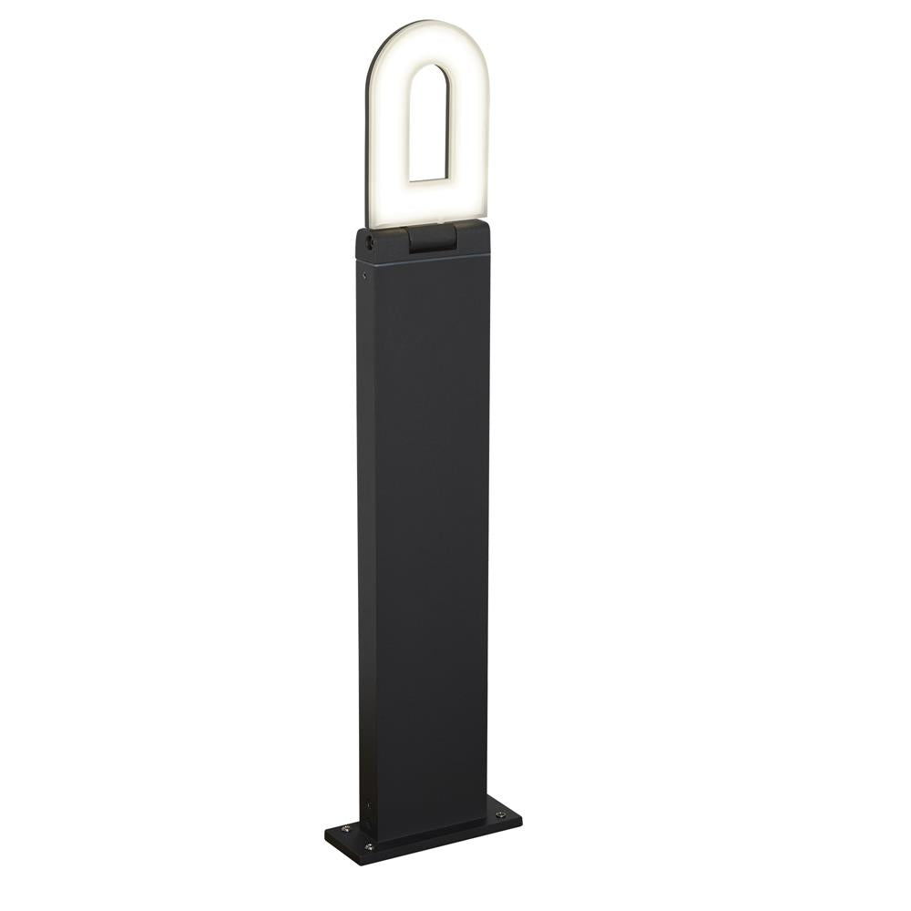 Searchlight 0583-500GY LED Grey Outdoor Modern Bollard Post Light 660mm