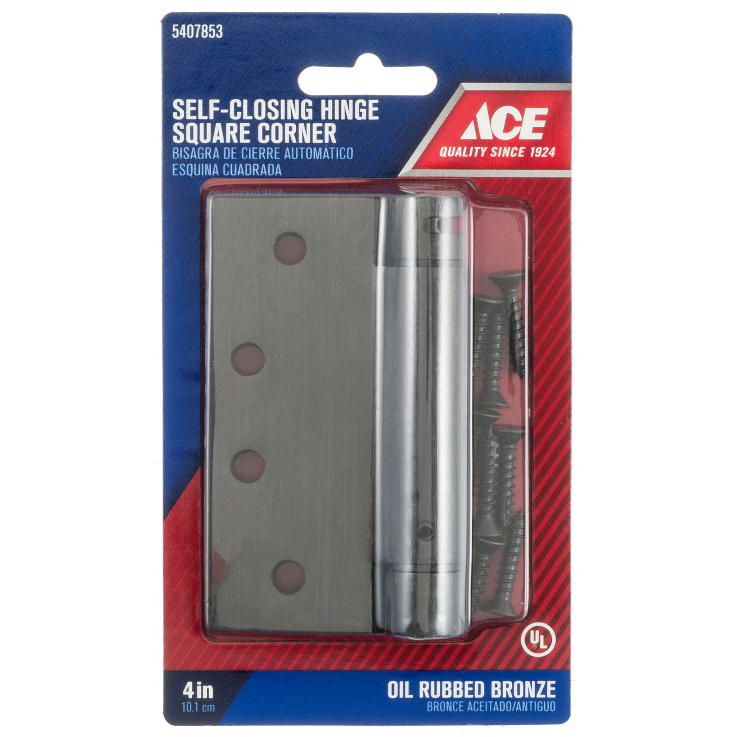 Ace 4 in. L Tuscan Bronze Self Closing Hinge 1 pk