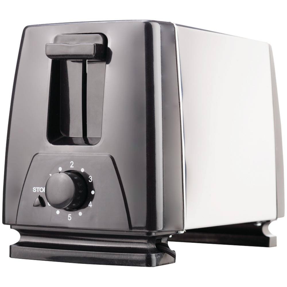 Brentwood 2-Slice Black Extra-Wide Slot Toaster TS-280S