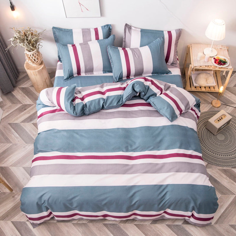 Duvet Cover Flat Bed Sheet Bedding Set