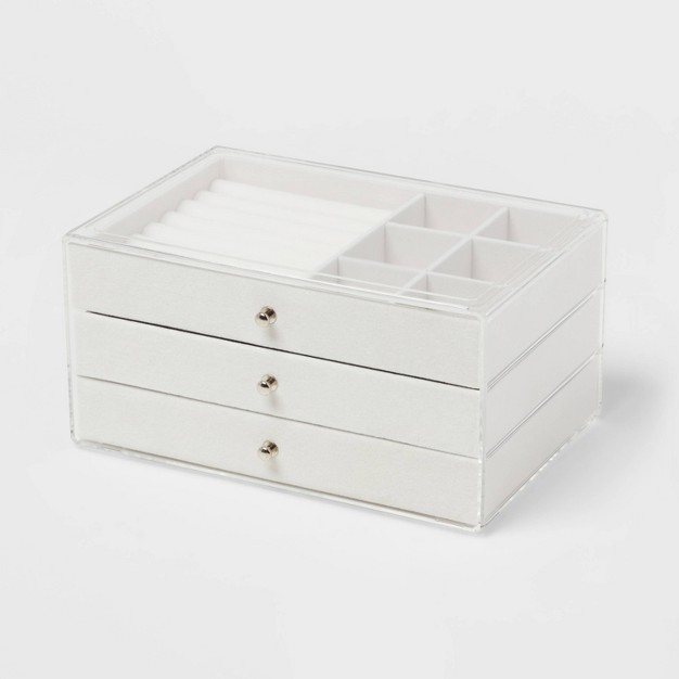 3 Drawer Acrylic Accessory Organizer