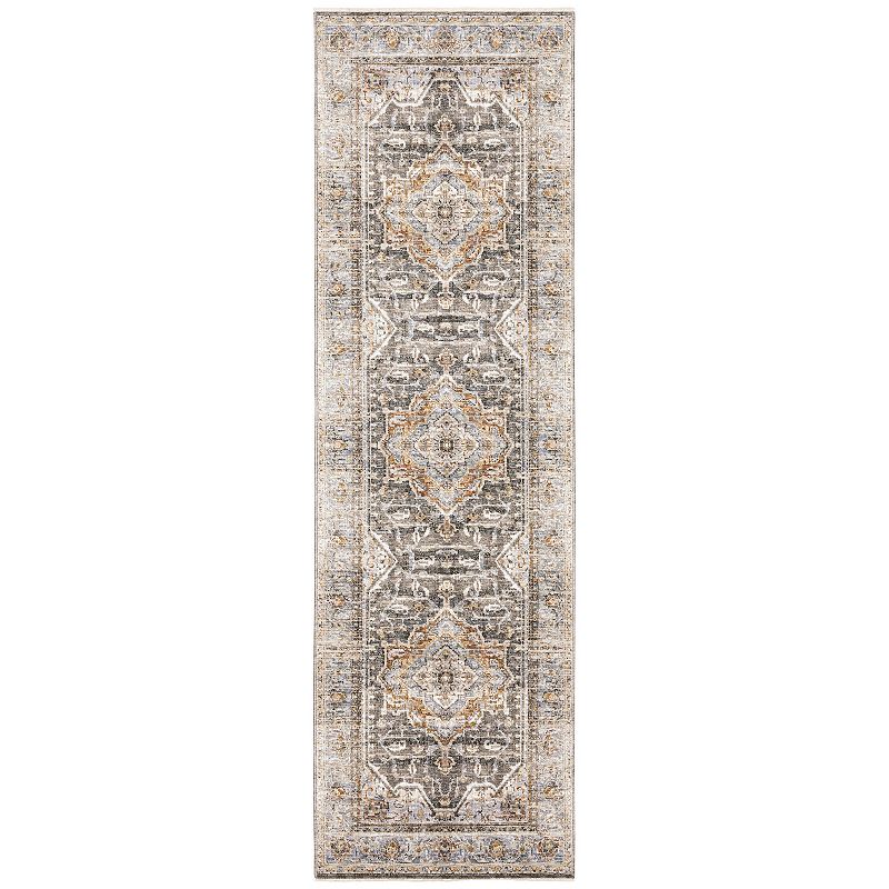 StyleHaven Mascotte Persian Medallion Fringed Area Rug