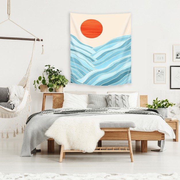 Americanflat Boho Coastal Waves Like Mountains By Modern Tropical