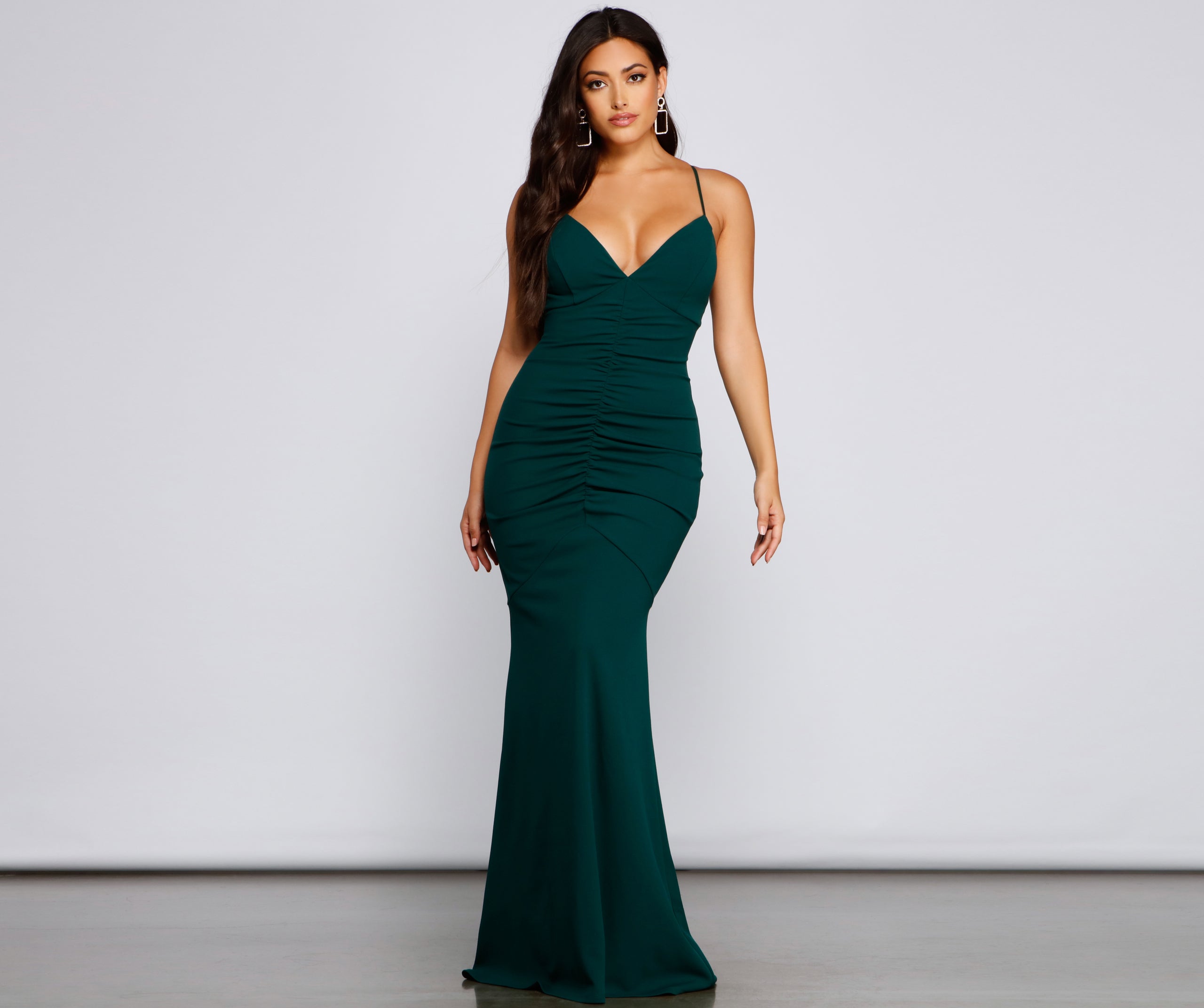 Bianca Ruched Mermaid Formal Dress