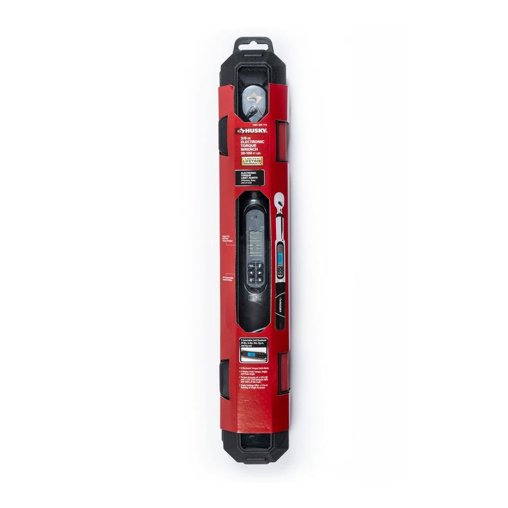 Husky 38 in. Drive Electronic Torque Wrench H3DETW