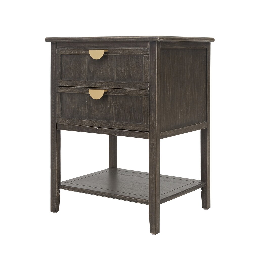 2 Drawer Side table   N/A