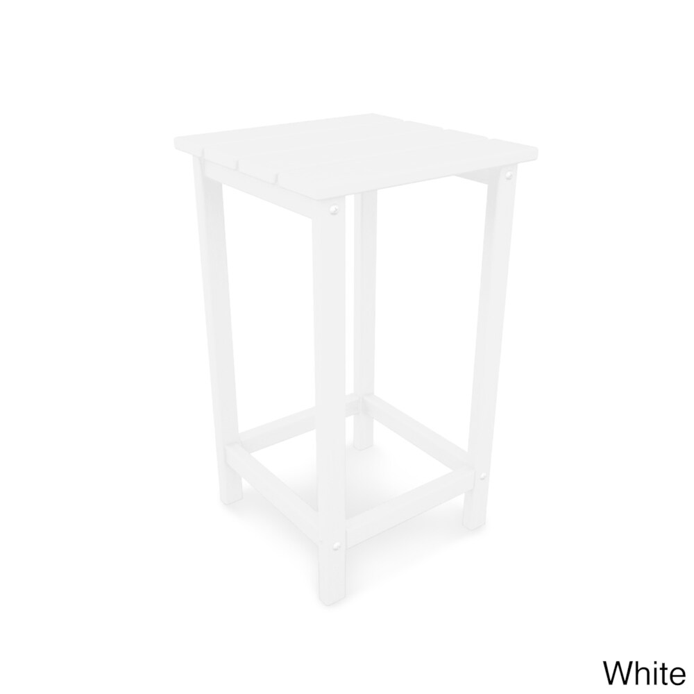 POLYWOOD Long Island 26 inch Counter Side Table