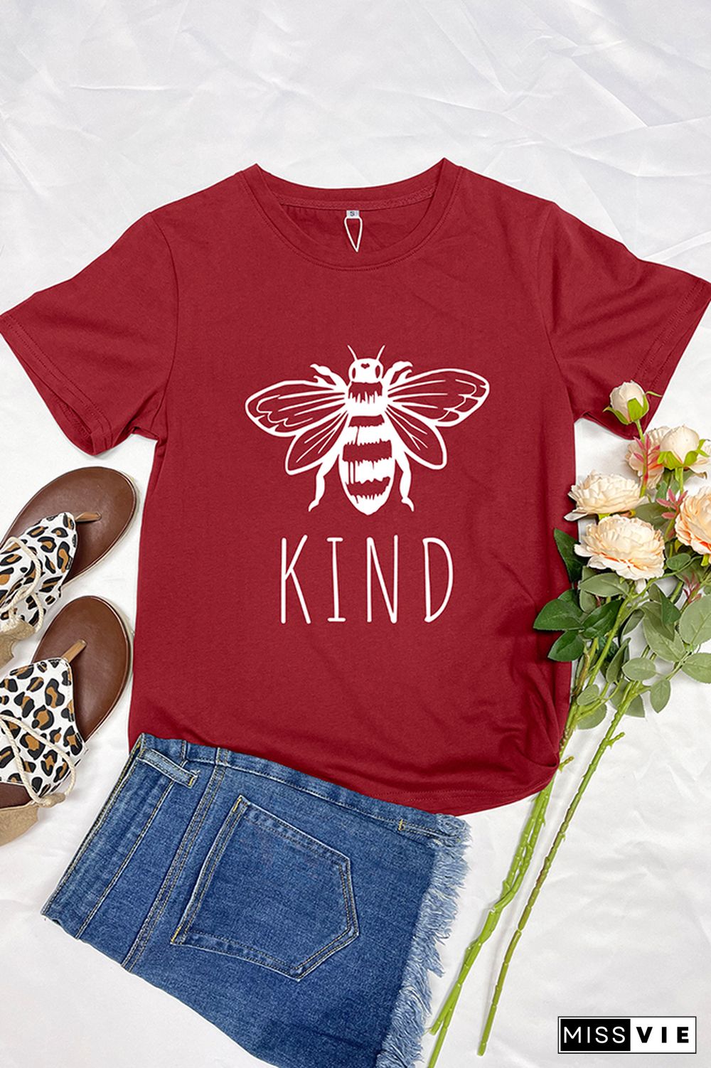 Be Kind Short Sleeve Graphic Tee Wholesale