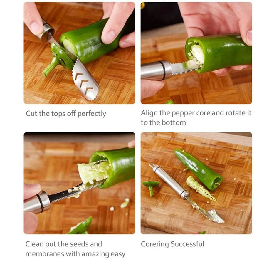 🔥BIG SALE - 48% OFF🔥)Pepper Seed Corer Remover(buy 3 get 2 free now)