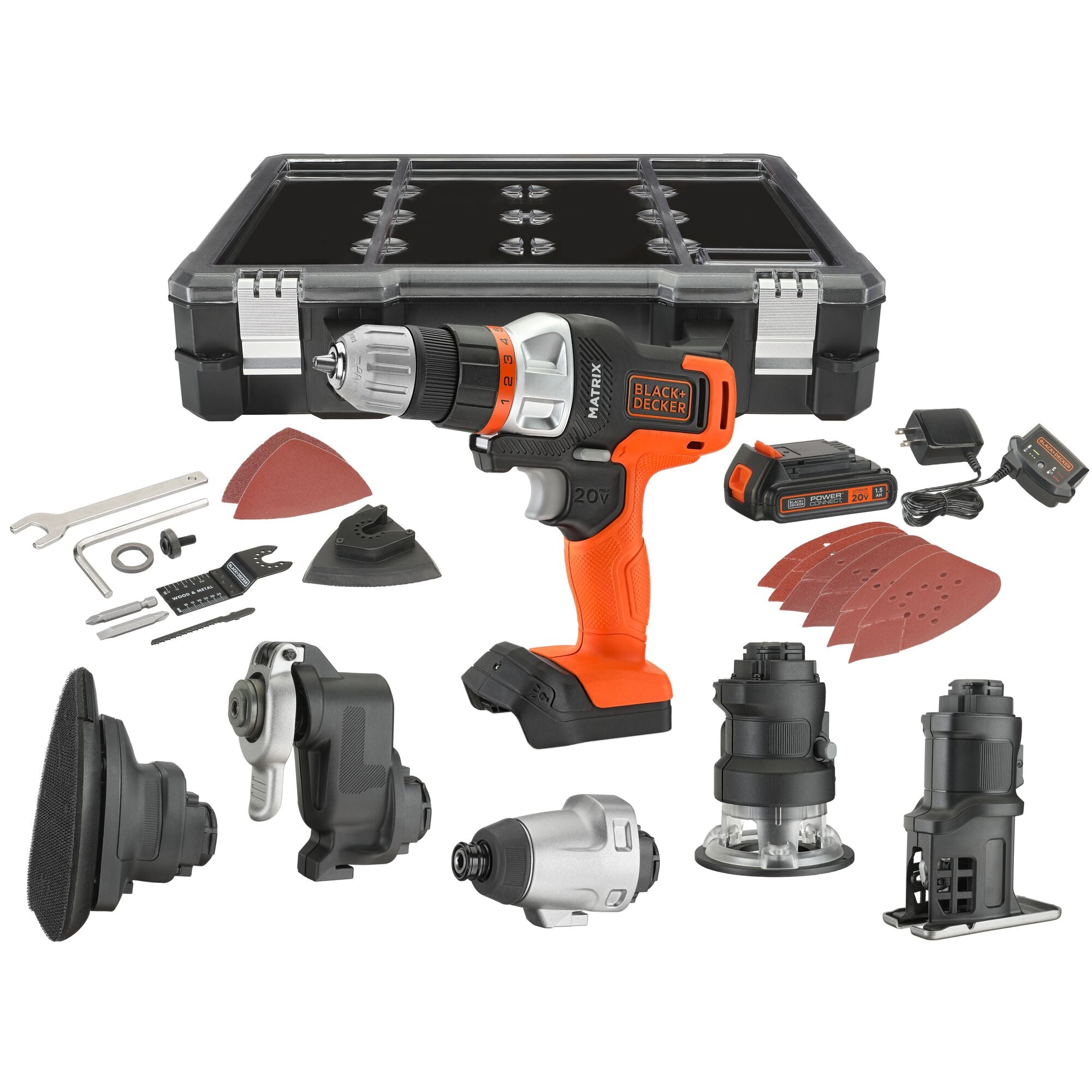 20V MAX* MATRIX™ Drill, Power Tool Combo Kit, 6-Tool Set, Cordless Tool Set