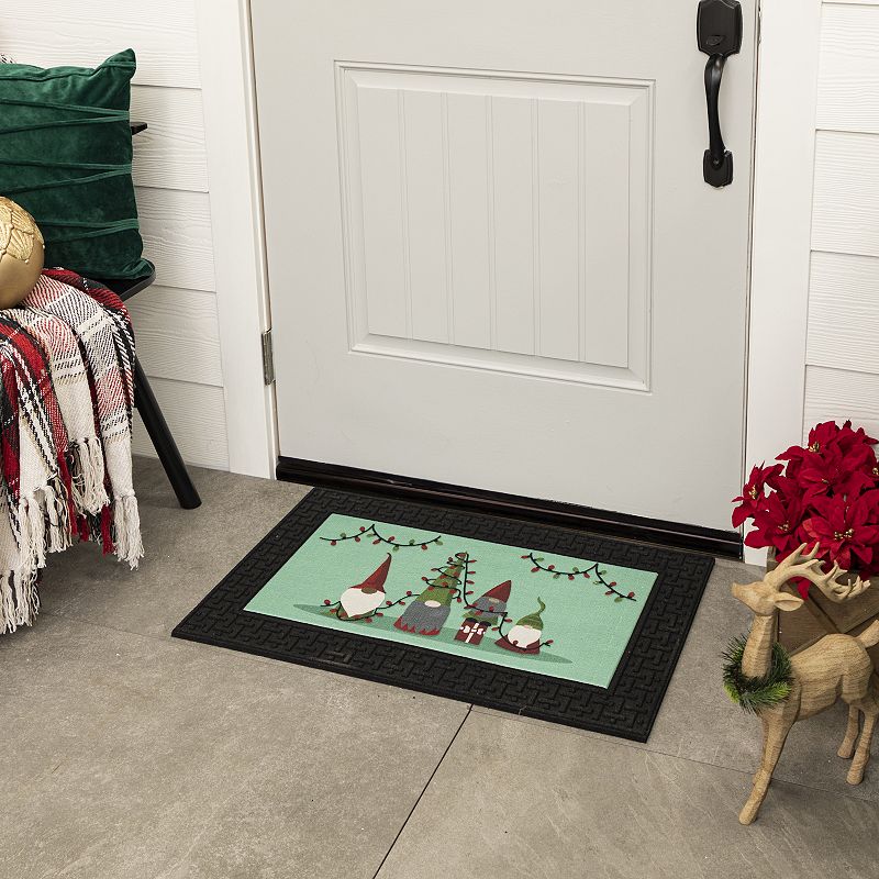 St. Nicholas Square® Holiday Gnomes LED Doormat Floor Decor