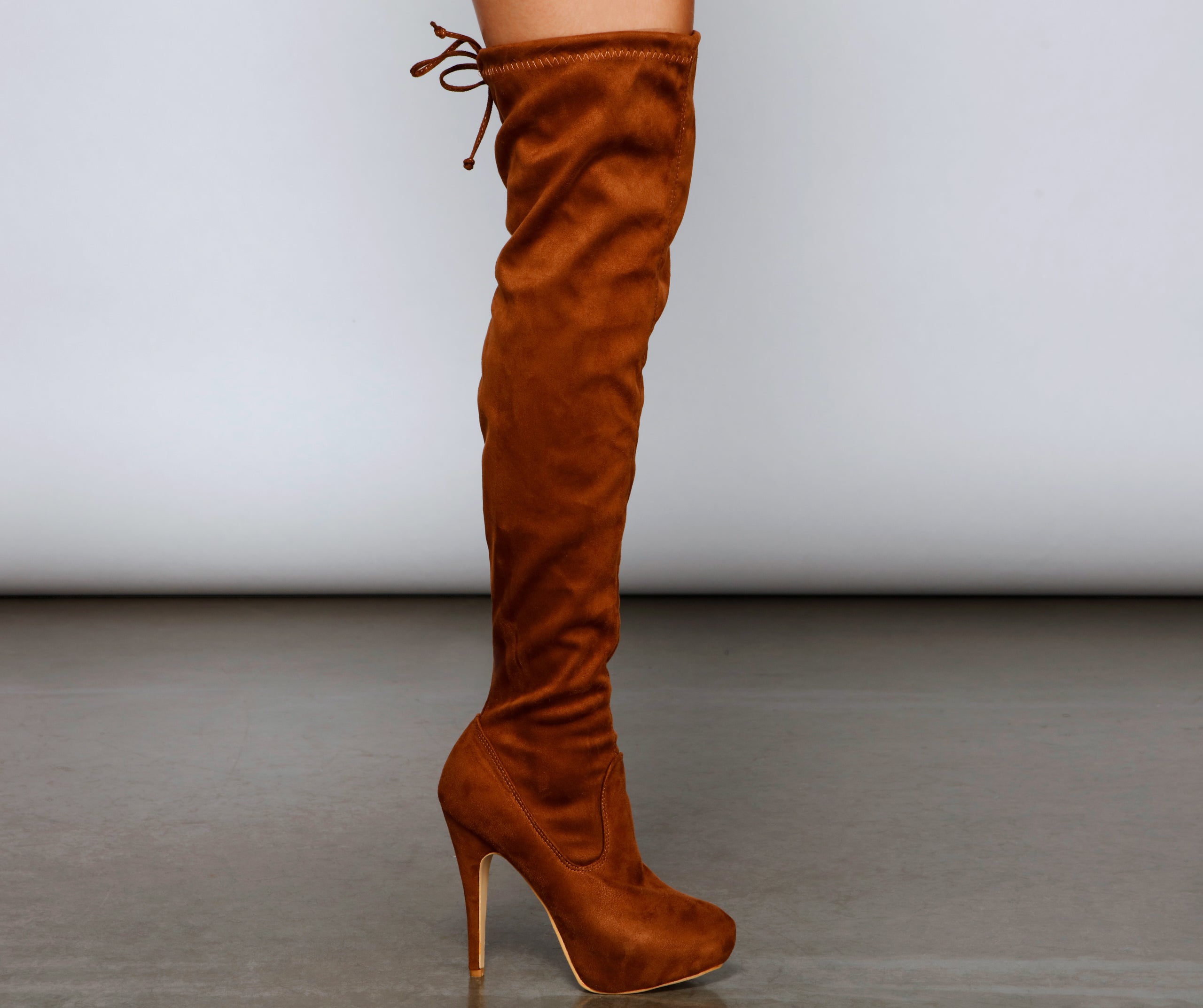 Fall Vibes Over-The-Knee Stiletto Boots