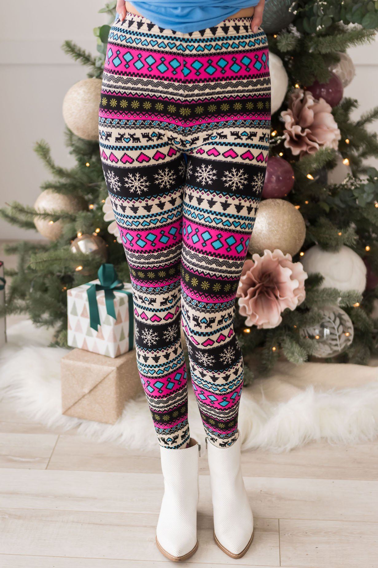 I'm Dreaming of a Pink Christmas Leggings