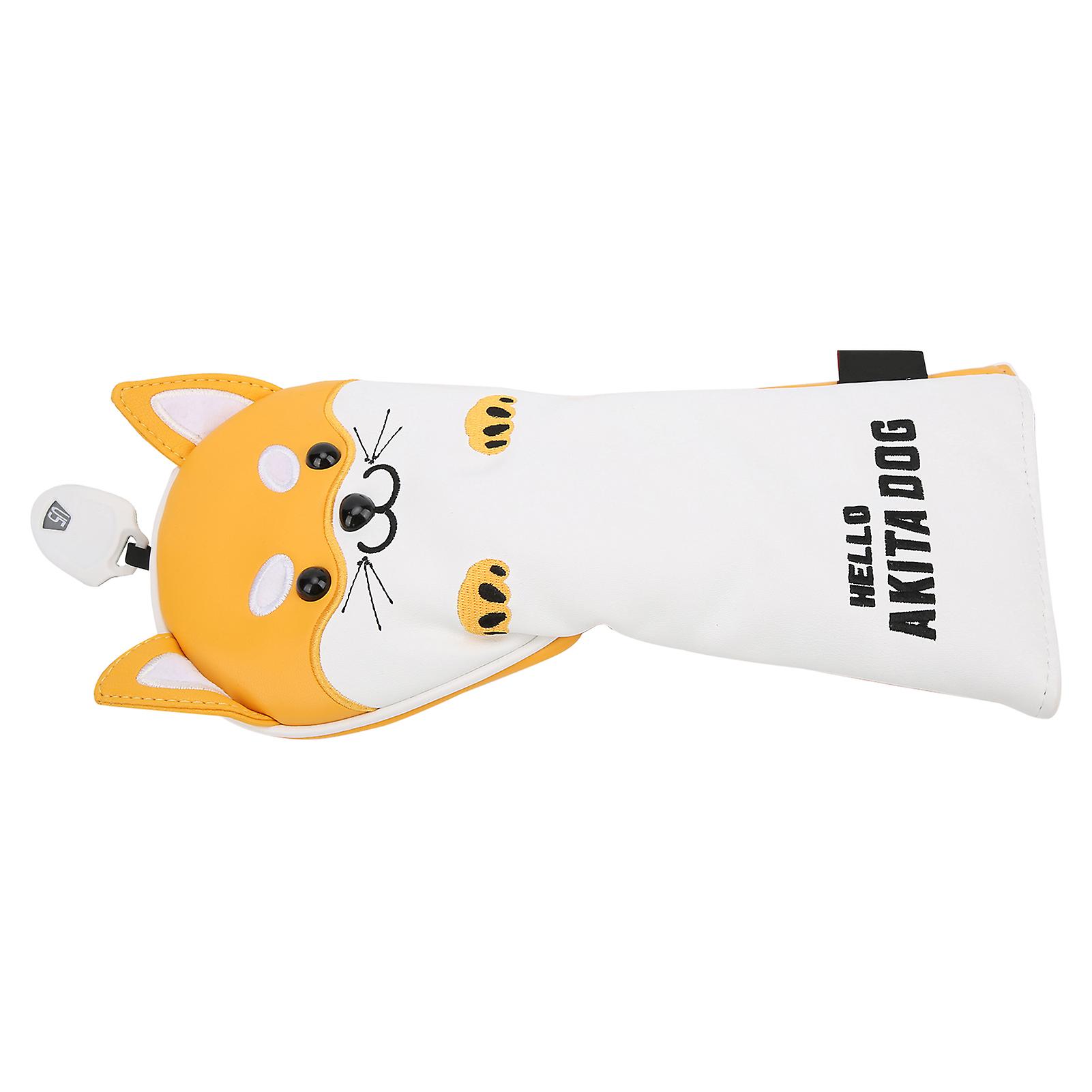 Golf Club Head Cover Cute Animal Shape Wood Protective Headcover With Number Tag No.ut