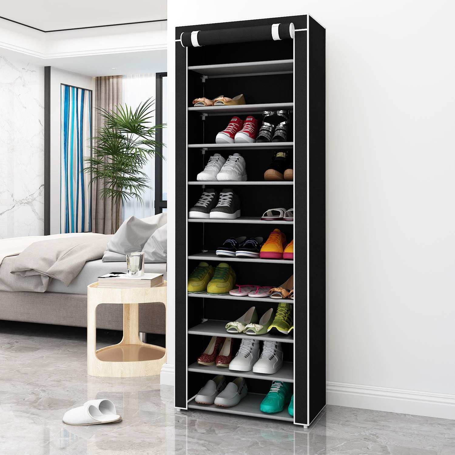 Ktaxon Portable Shoe Rack Shelf Storage Closet Organizer Cabinet