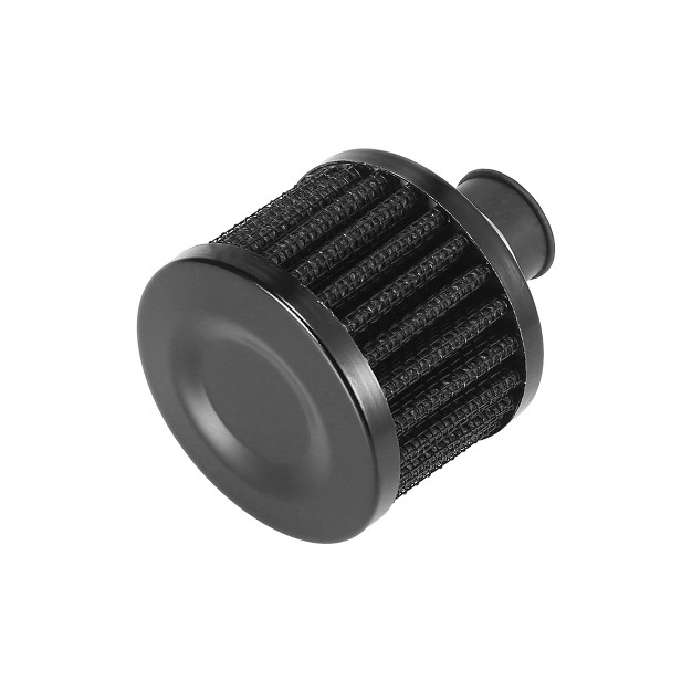 Unique Bargains 2 Pcs 12mm 0 47inch Universal Air Filter Cleaner For Car With Hose Clamp Black