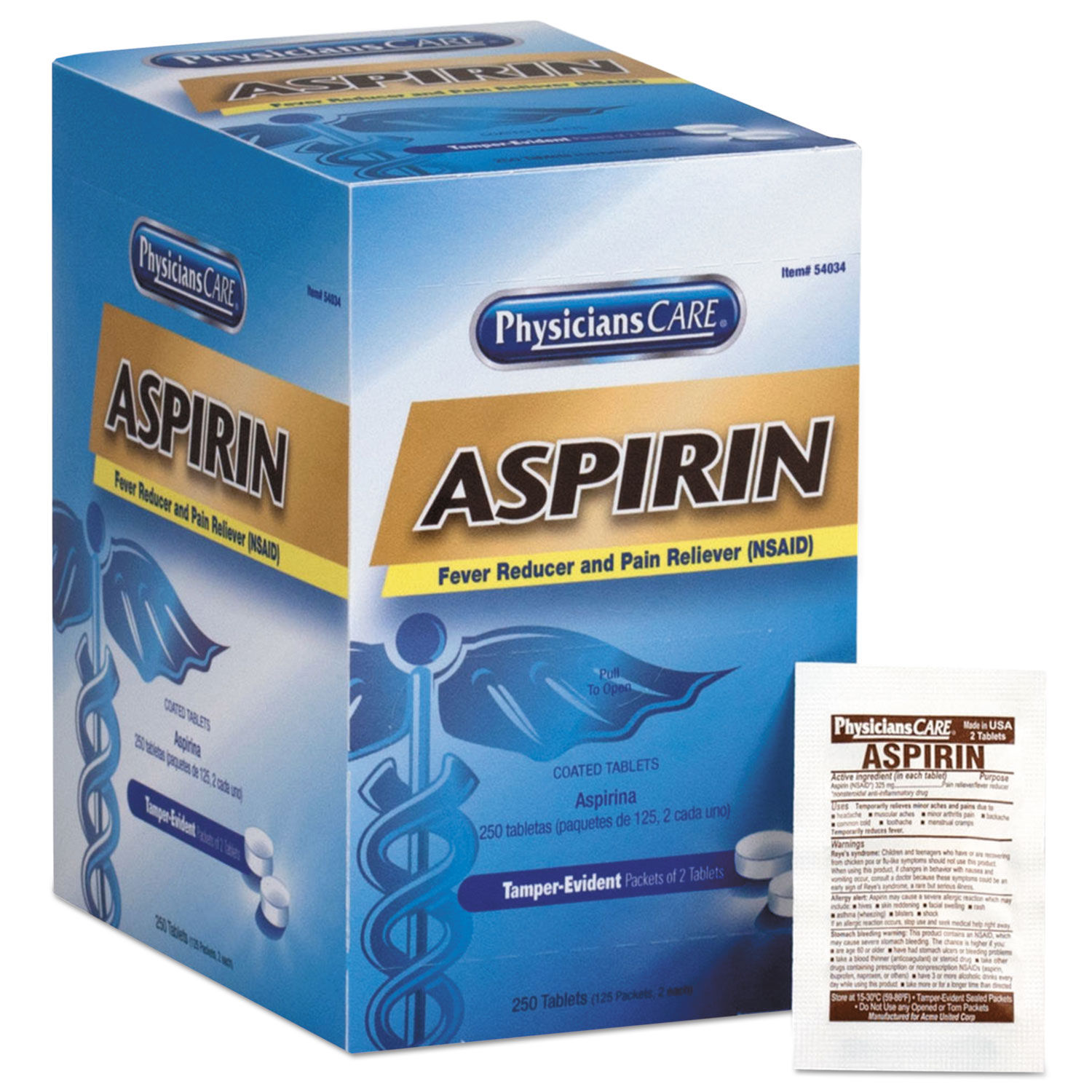 Aspirin Tablets by PhysiciansCareandreg; FAO54034