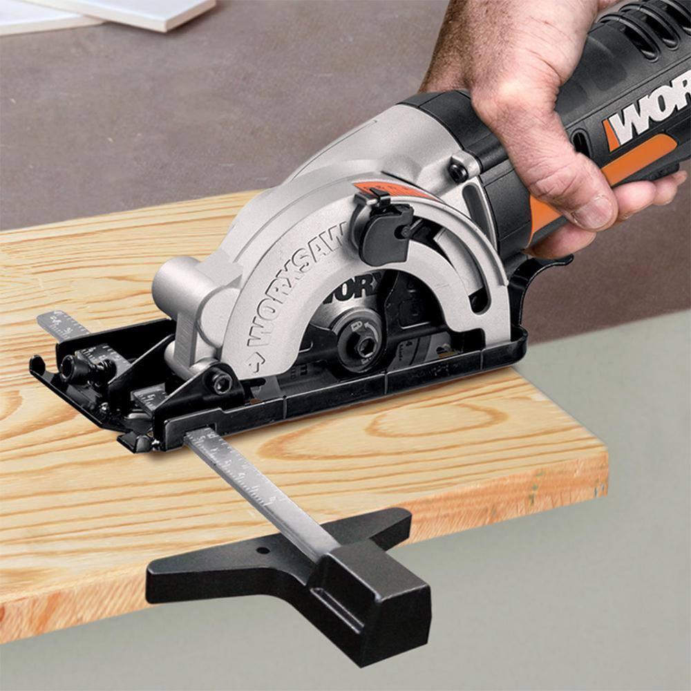 Worx POWER SHARE 20-Volt Worxsaw 3-38 in. Compact Circular Saw (Tool Only) WX523L.9