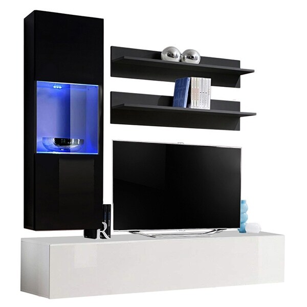 Fly H3 Wall Mounted Floating Modern Entertainment Center