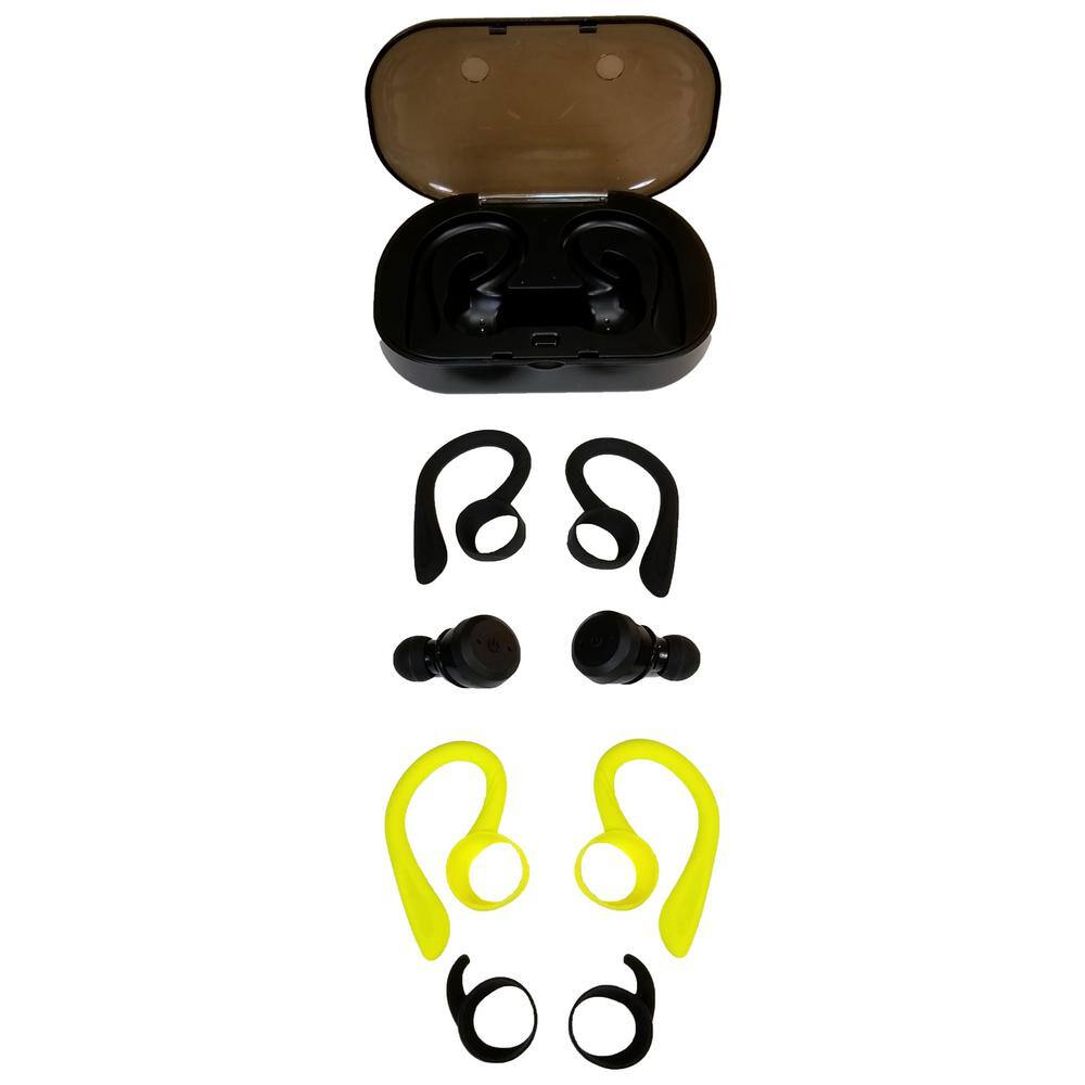 iLive Truly Wireless Bluetooth IPX7 Waterproof Earbuds with Rechargeable Battery and Charging Case IAEBTW59B