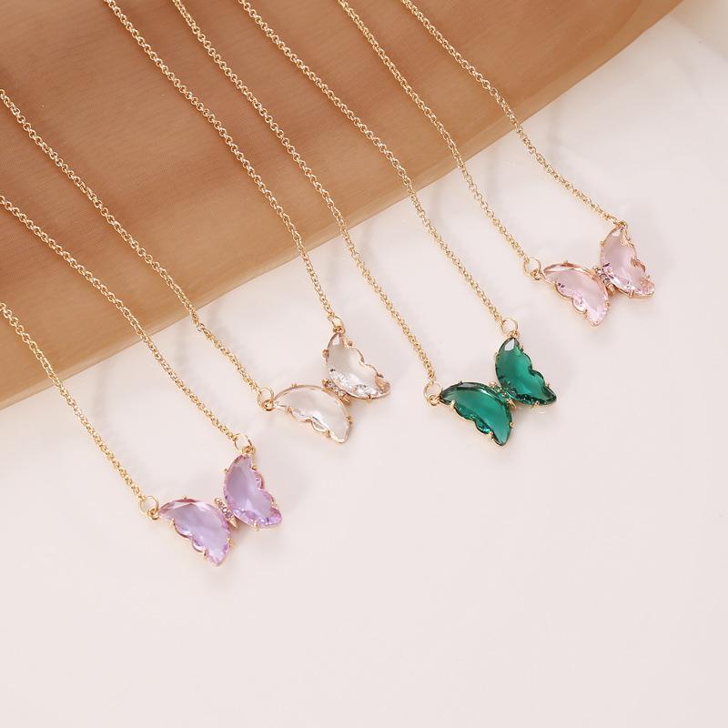 Fashion and Fresh Butterfly Necklace and Ring