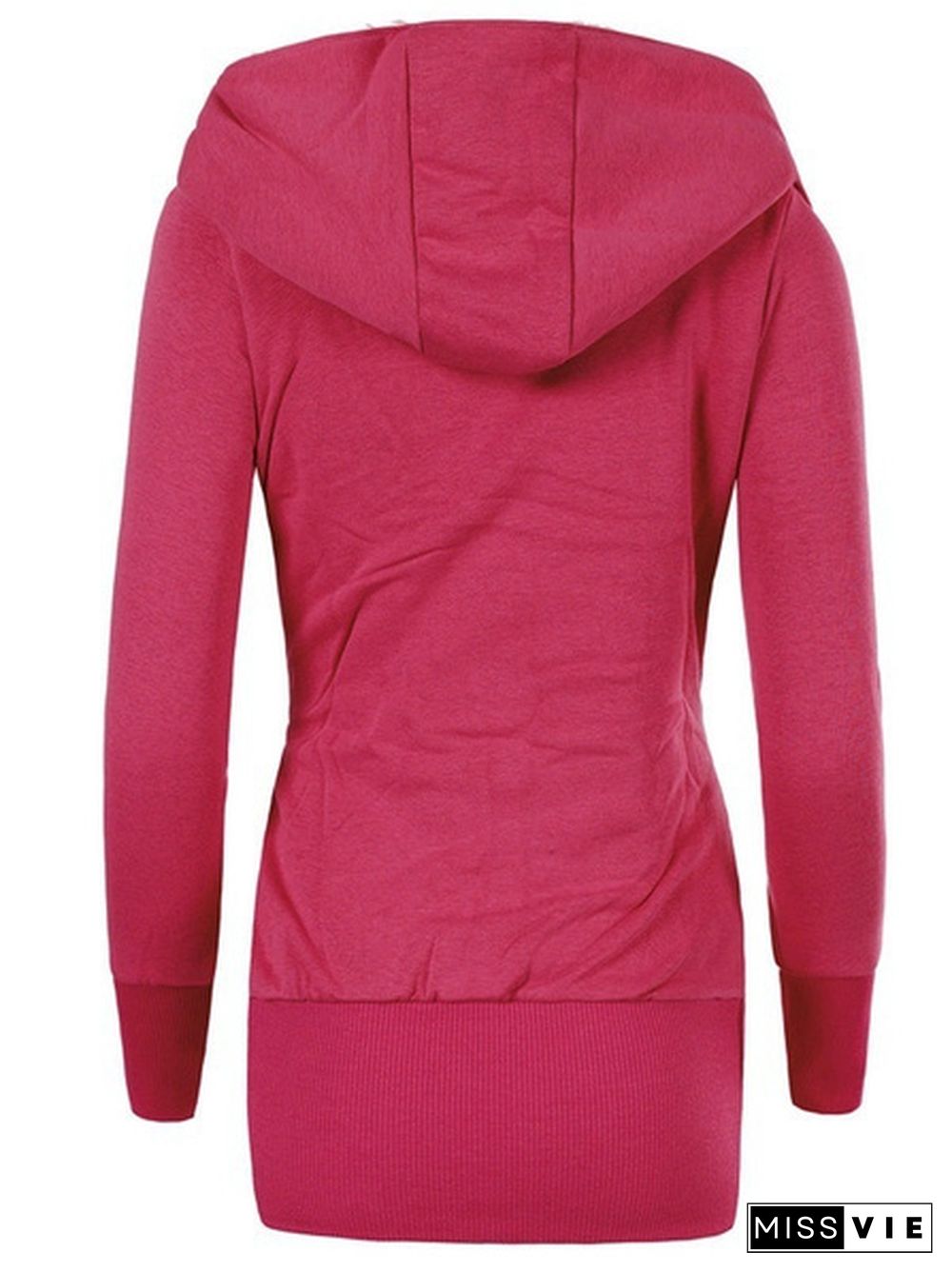 Womens Cotton Sport Hoody Hoodie Sweater Lady's Hooded Pullover Sweatshirt Jumper Coat Jacket