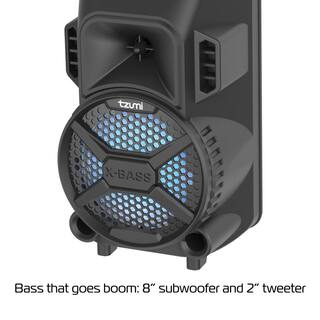 Tzumi Megabass LED Jobsite Speaker 7485HD