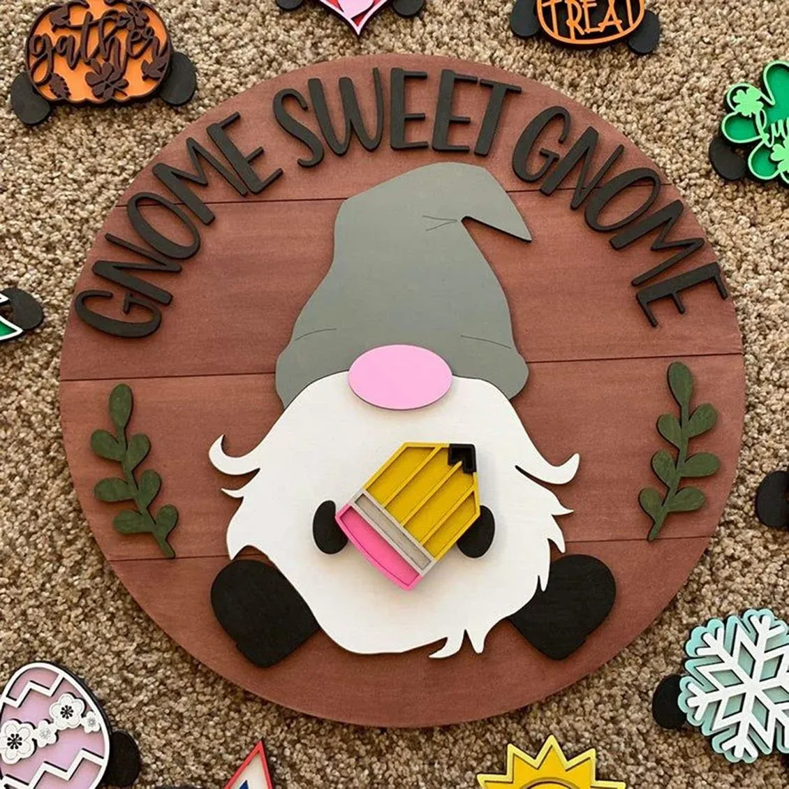 🔥 BIG SALE - 49% OFF🔥🔥 🎉-Cute 3D Seasonal Interchangeable
