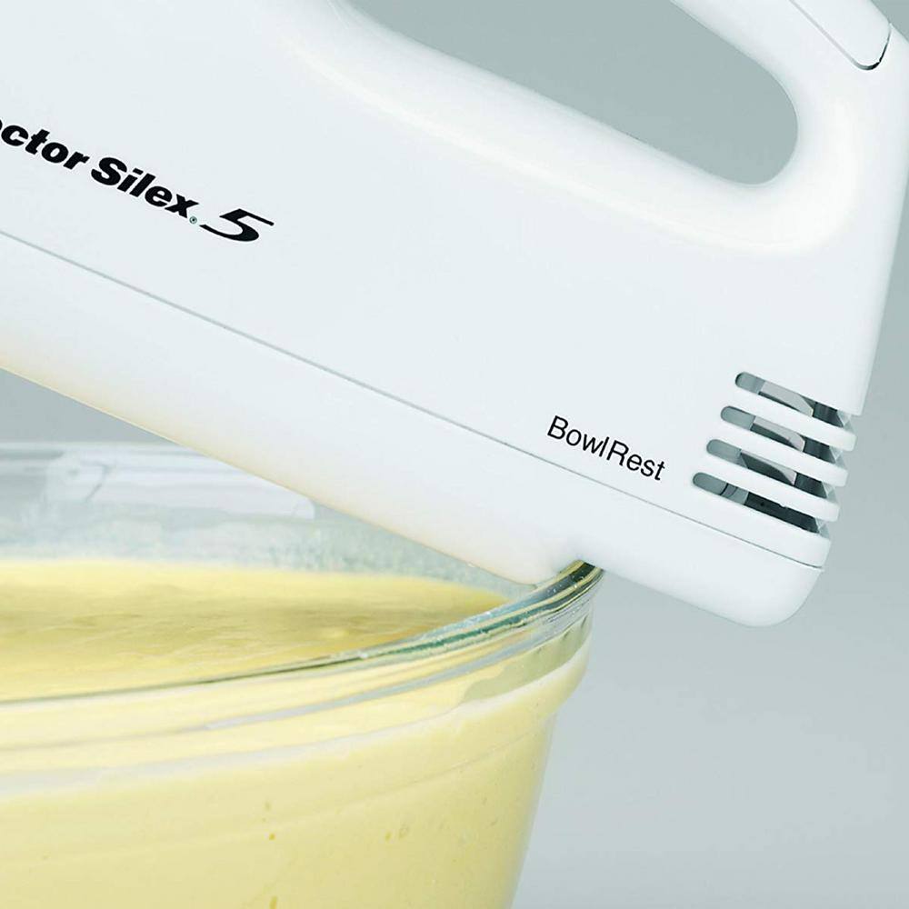 Proctor Silex Easy Mix 5-Speed White Hand Mixer 98589841M