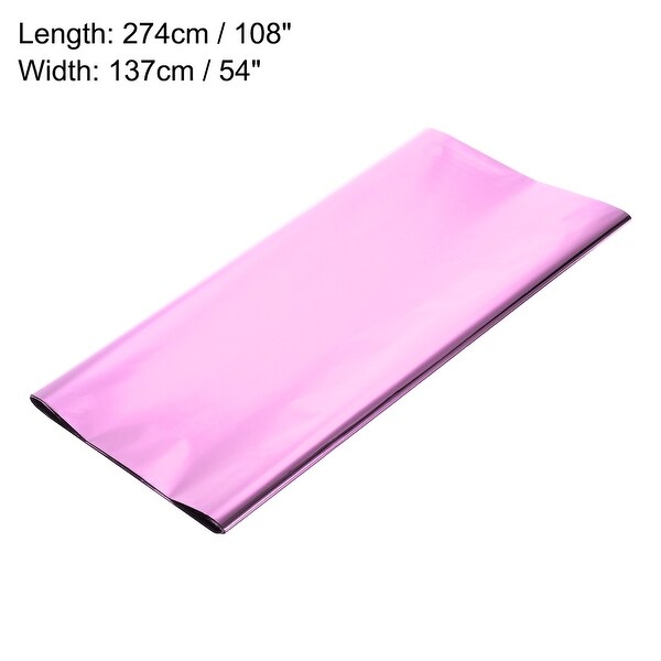 3 Pack Disposable Plastic Tablecloths 54x108