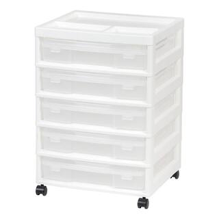 IRIS 3.9-Gal. Scrapbook Cart in White ( 5-Case) 587684