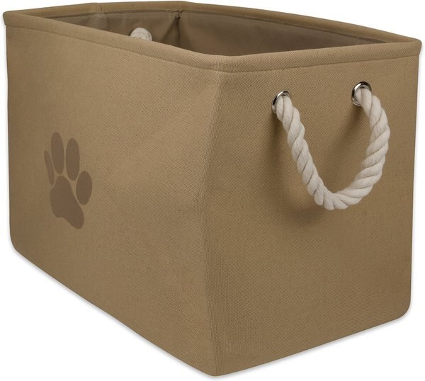 Bone Dry Paw Print Rectangle Dog Storage Bin