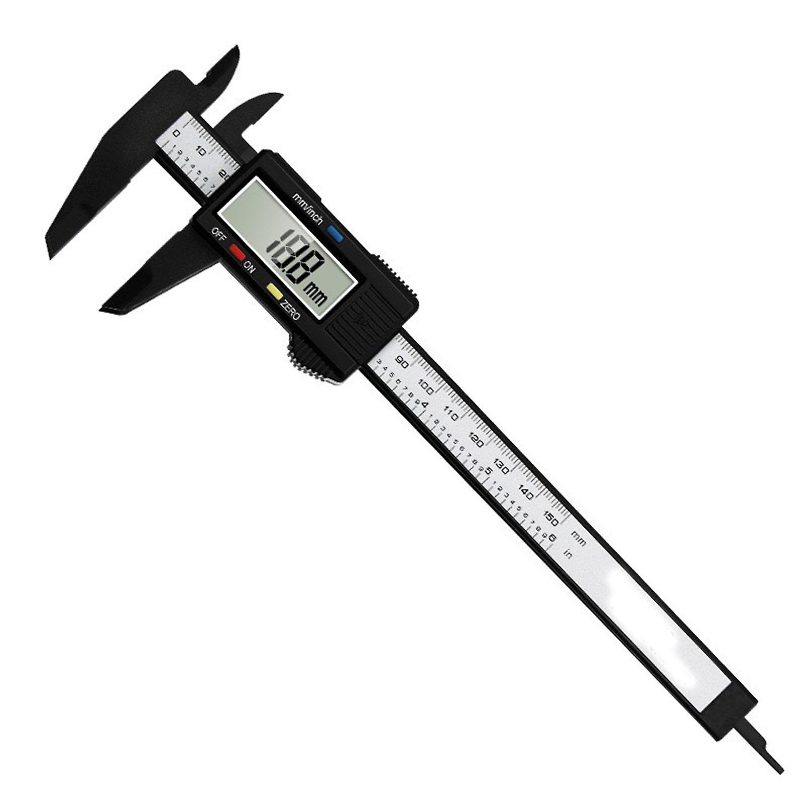 Black Electric Digital Display Vernier Caliper Accurate LCD High Strength Automatic Shut Down Caliper 0‑150mm