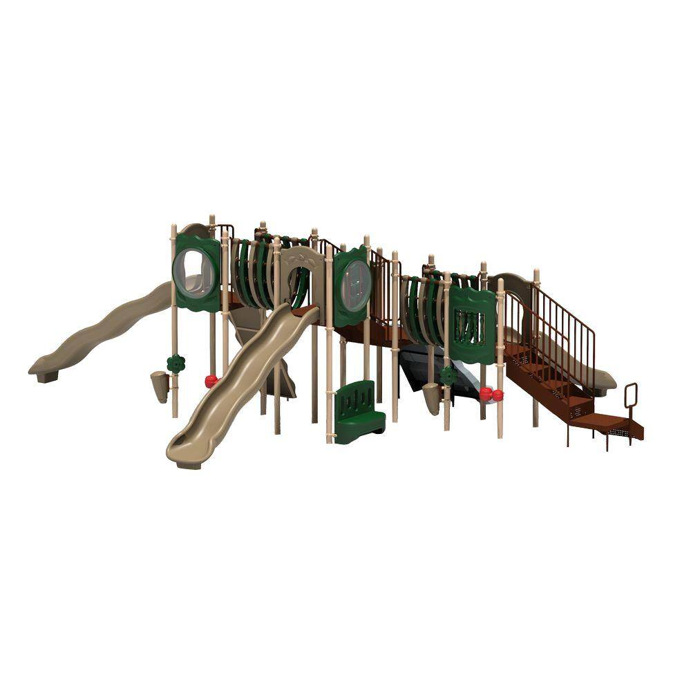 Ultra Play UPlay Today Big Sky (Natural) Commercial Playset with Ground Spike UPLAY-080-N