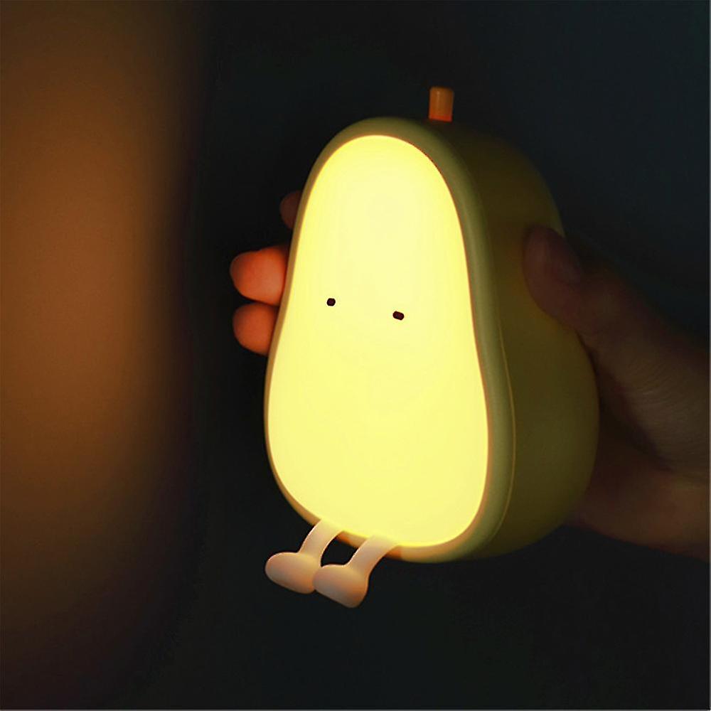 Creative Pear Night Light Led Atmosphere Light Kids Baby Room Bedside Sleep Lamp