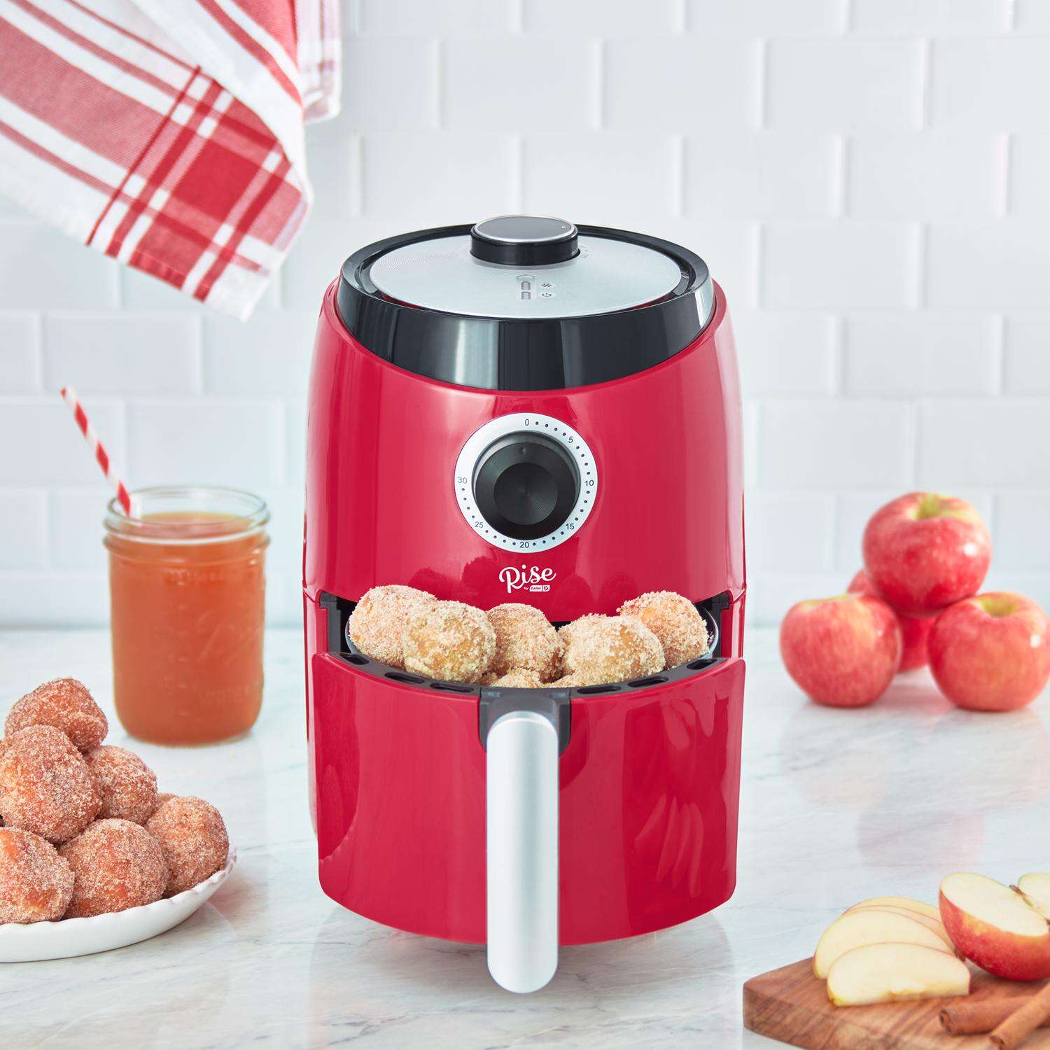 Rise by Dash Red 2 qt Air Fryer