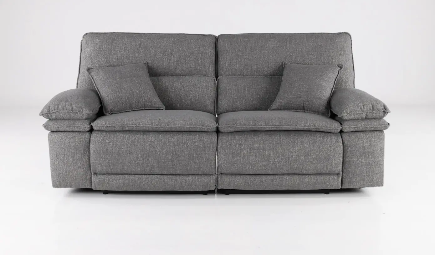 Merino Charcoal Gray Power Reclining Loveseat