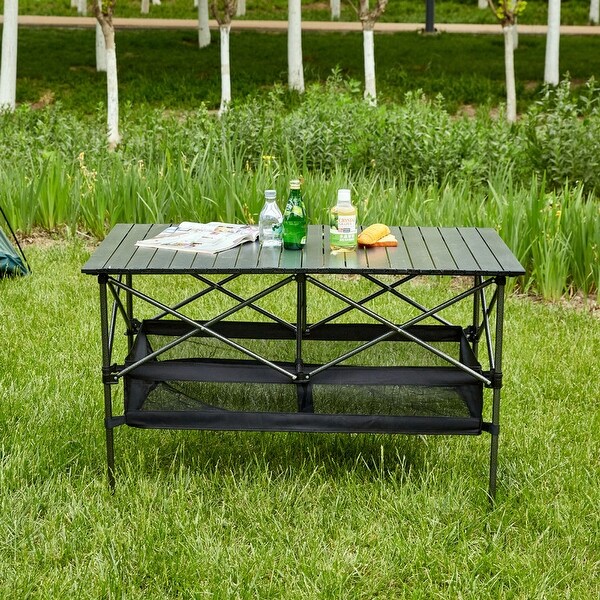 Folding Table With Carrying Bag