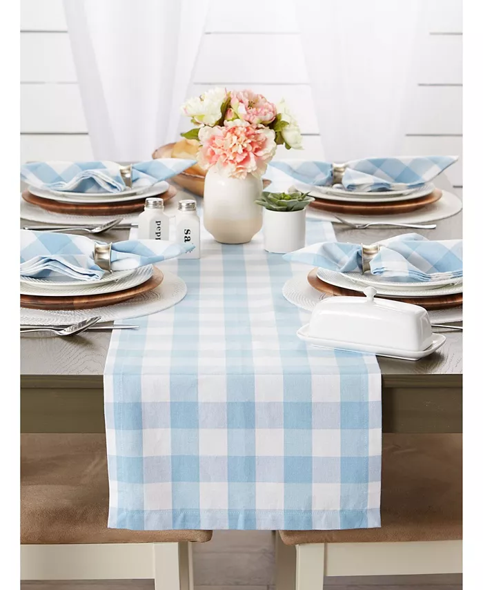 Design Imports Buffalo Check Table Runner 14 x 72