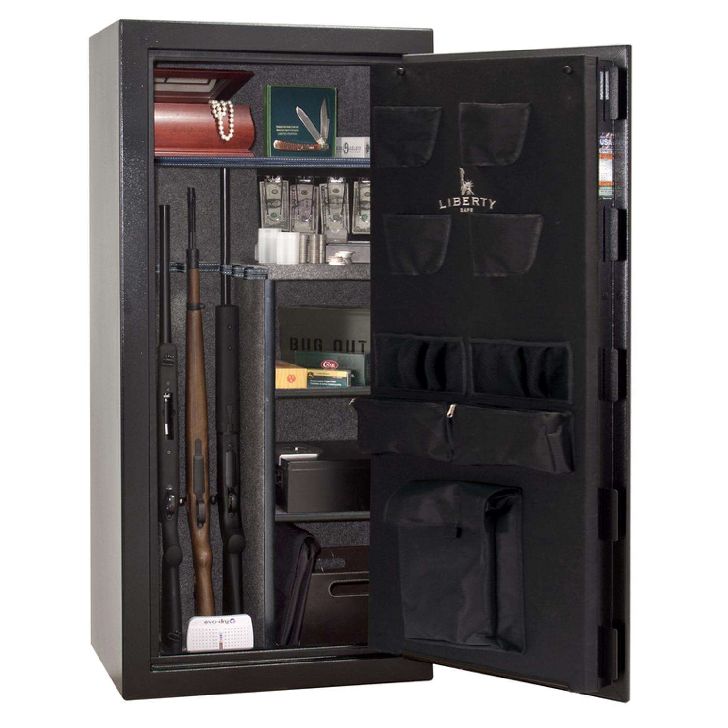 Liberty Safe Centurion 13.8 cu ft 24 Gun Electronic Lock Black/Gray Gun Safe