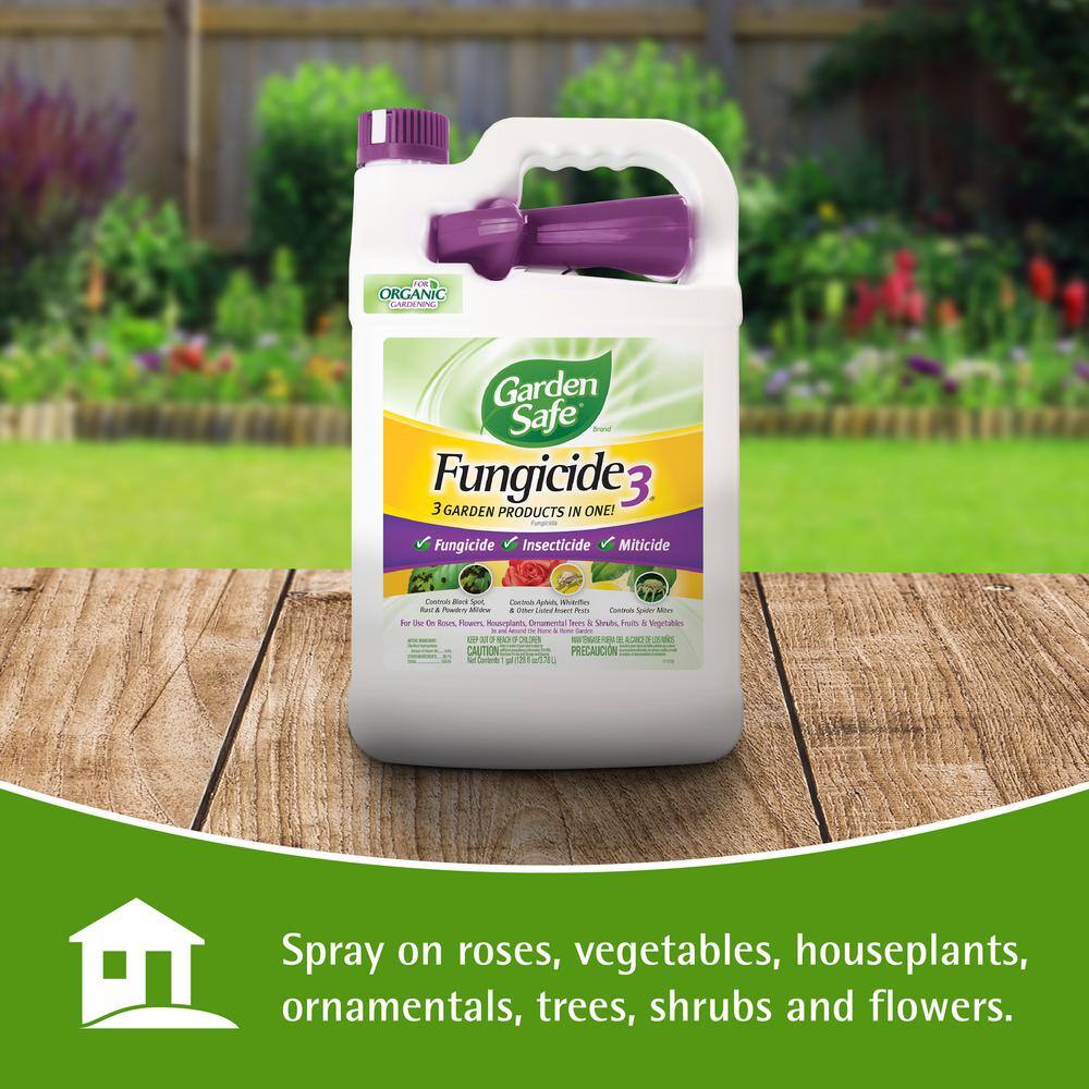 Garden Safe 128oz Fungicide3 Ready to Use HG-93202