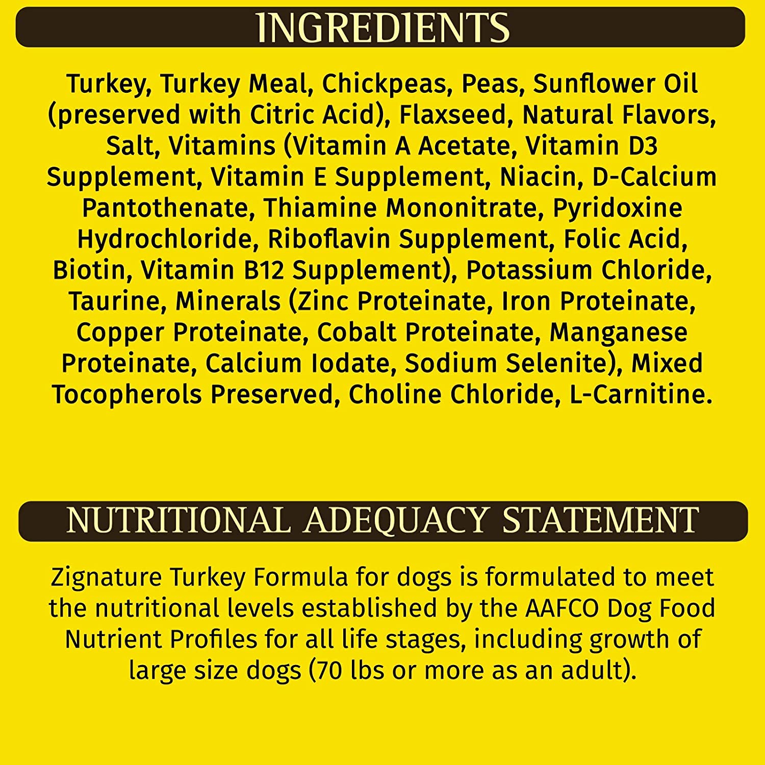 Zignature Limited Ingredient Diet Grain Free Turkey Formula Dry Dog Food 25 lb