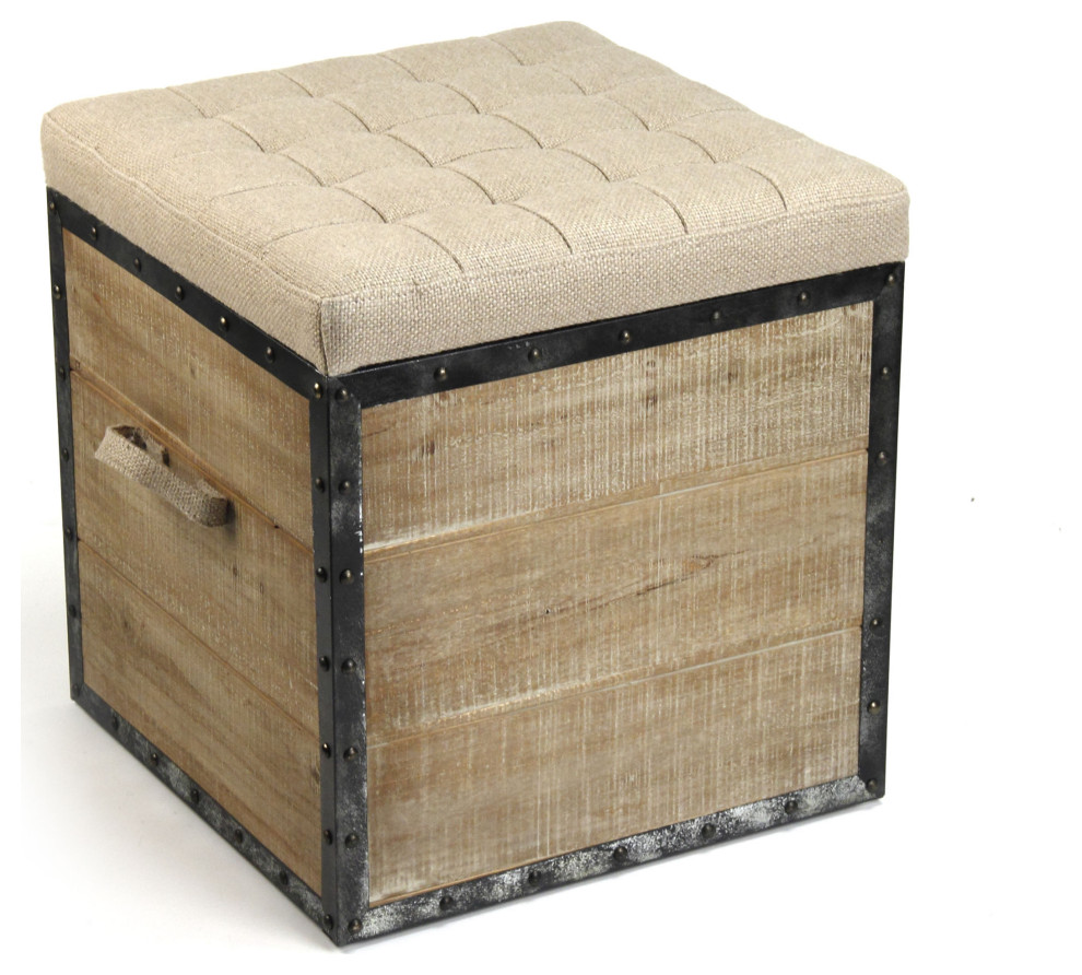 Faye Stool   Industrial   Footstools And Ottomans   by HedgeApple  Houzz