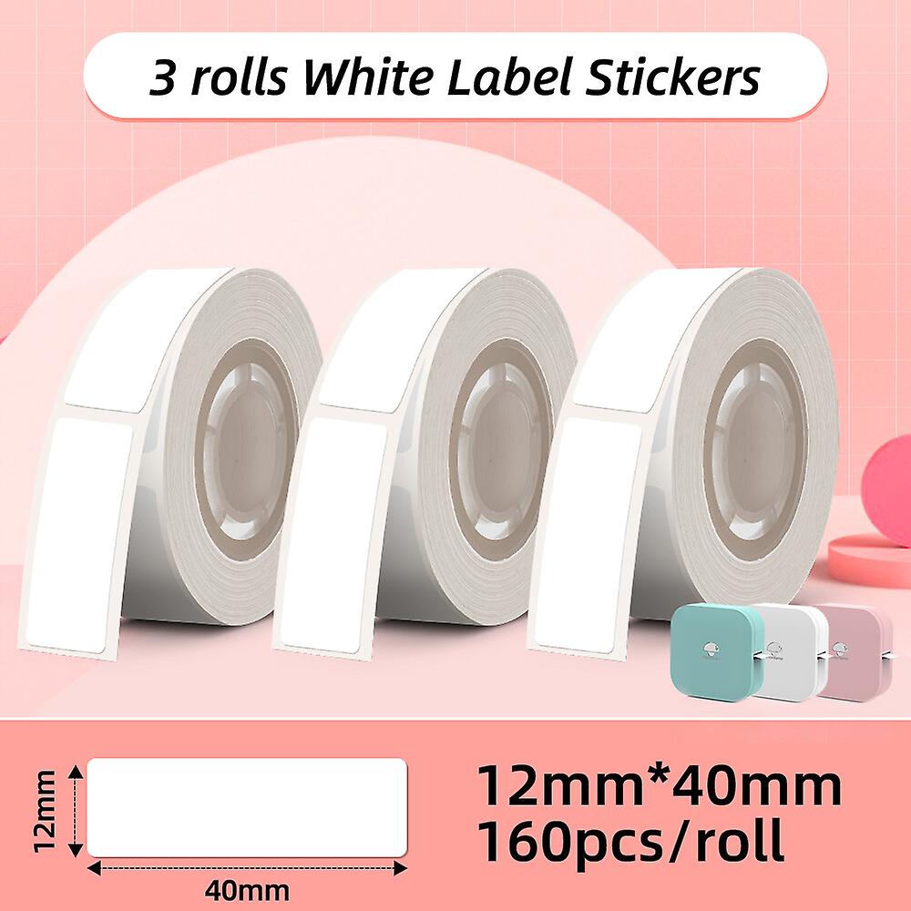 Label Maker Machine Mini Pocket Thermal Label Printer Wireless Diy Sticker Label Machine Various Label Paper