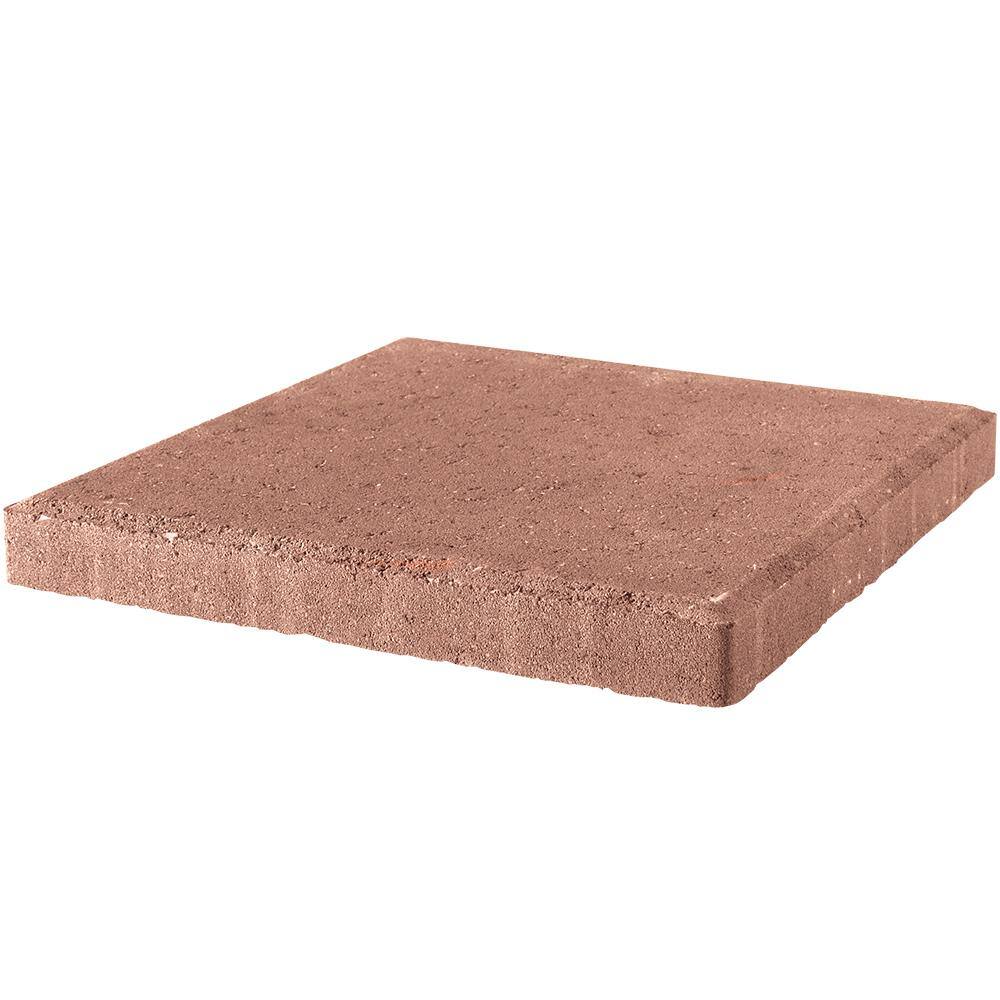 Pavestone 18 in. x 18 in. x 1.75 in. River Red Square Concrete Step Stone (56-Piece129 sq. ft.Pallet) 73851