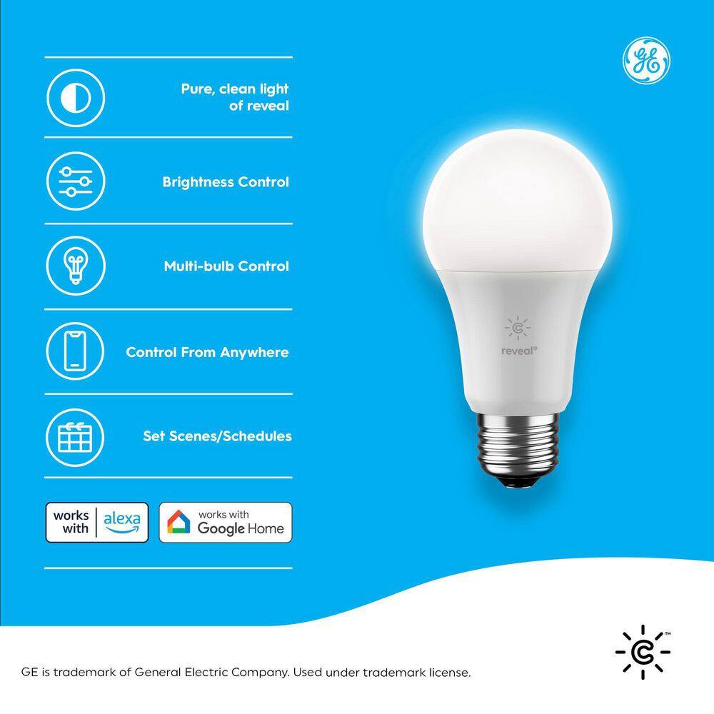 Cync Smart 60-Watt A19 EQ 2700K LED Bright White Bulb 93130121