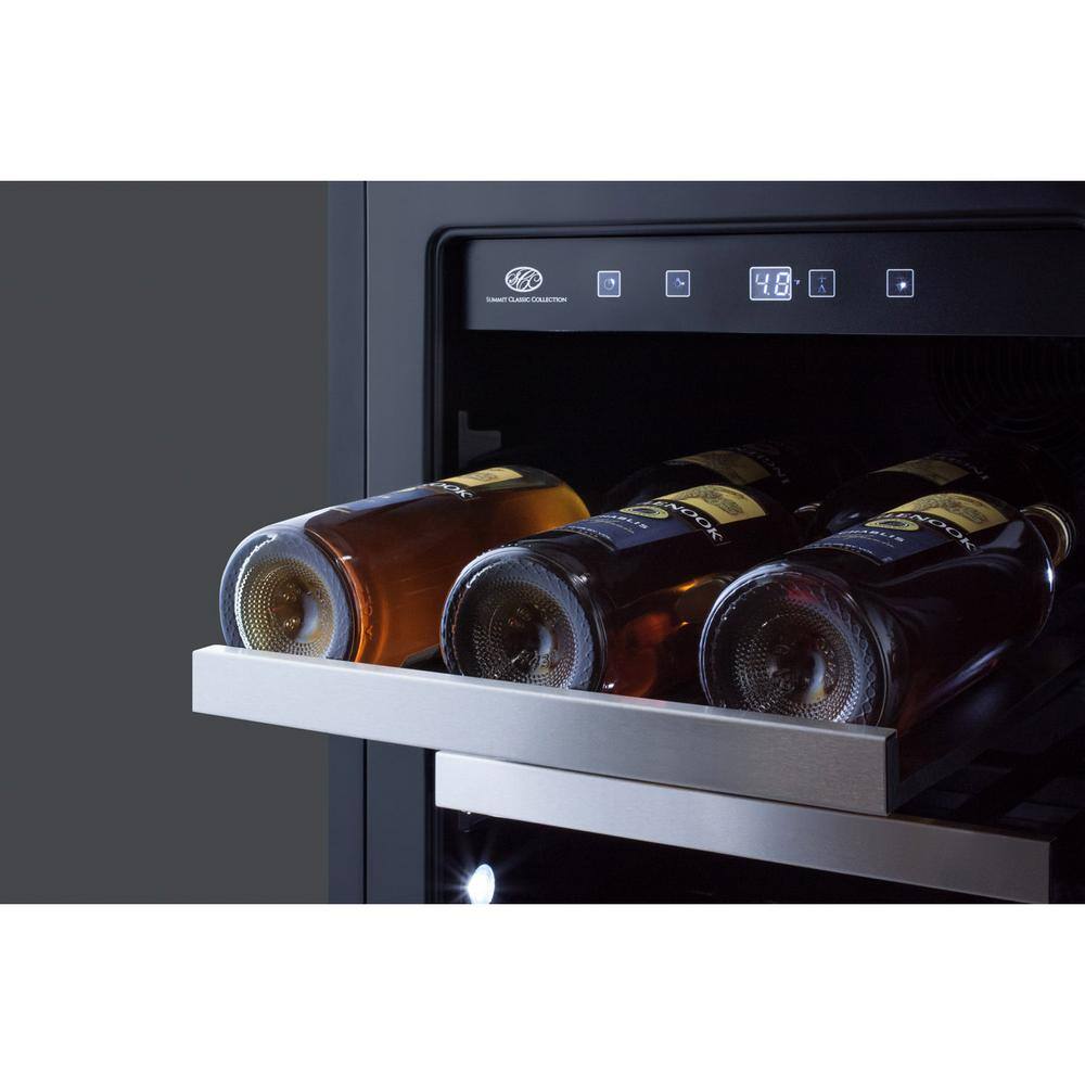 Summit Appliance 18 in. 29-Bottle Built-In Wine Cooler CL18WC