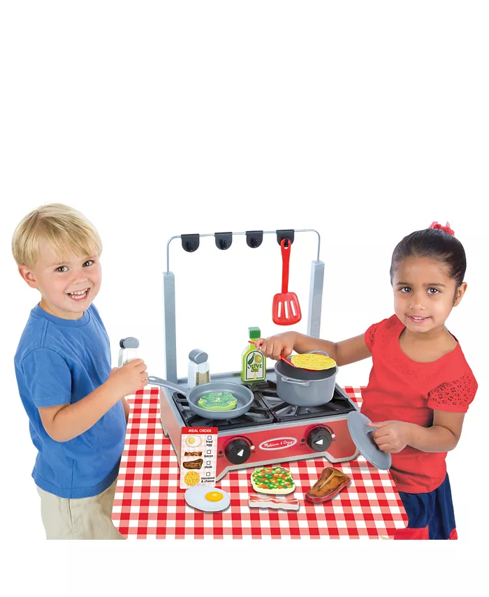 Melissa and Doug Deluxe Wooden Cooktop Set