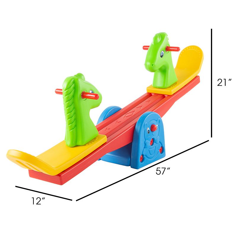 Hey! Play! Indoor/Outdoor See Saw Teeter Totter