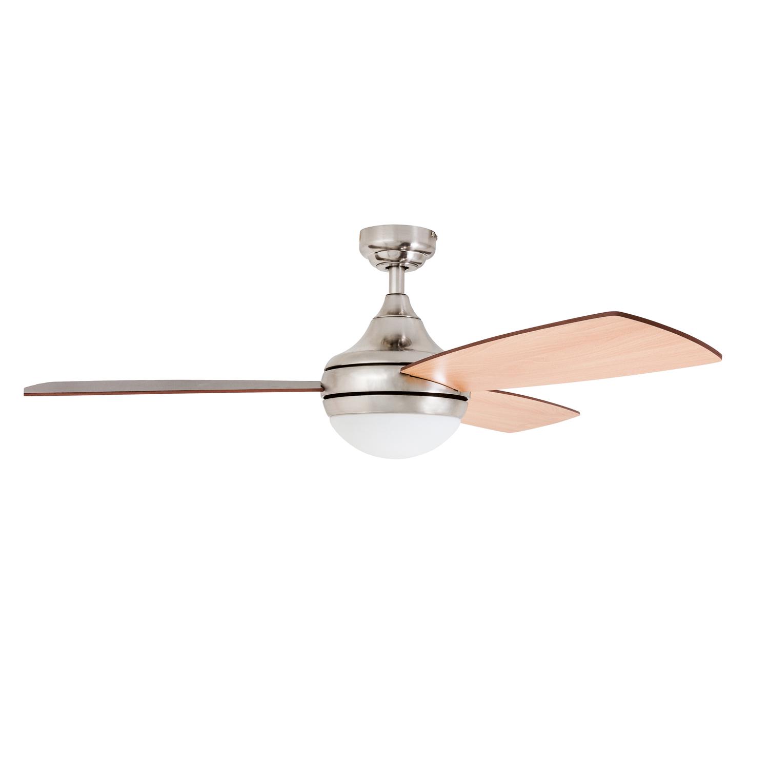 Prominence Home 52 Calico Brushed Nickel， Integrated LED Remote